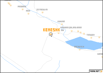 map of Kemeshk