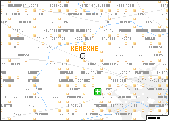 map of Kemexhe