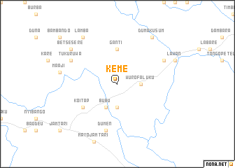 map of Keme