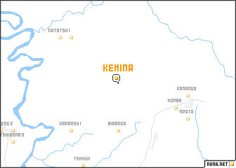 map of Kemina