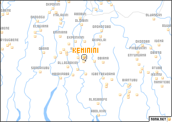 map of Keminini