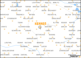 map of Kemmen