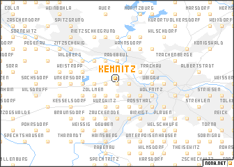 map of Kemnitz