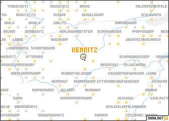 map of Kemnitz