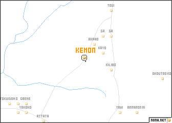 map of Kémon