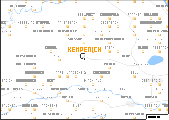 map of Kempenich