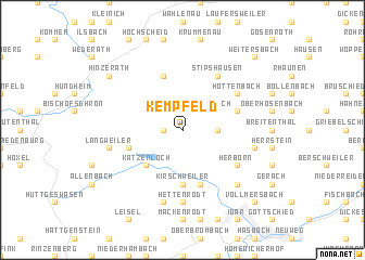 map of Kempfeld