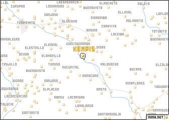 map of Kempis