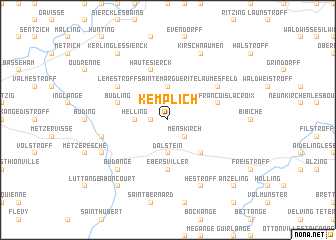 map of Kemplich