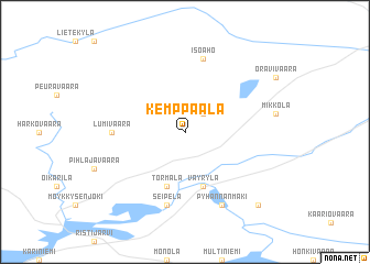 map of Kemppaala