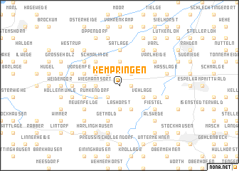 map of Kempringen