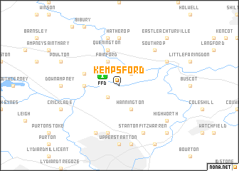 map of Kempsford