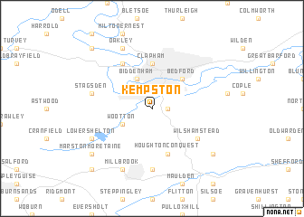 map of Kempston