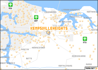 map of Kempsville Heights