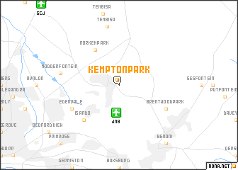 map of Kempton Park