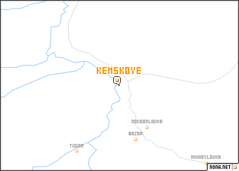 map of Kemskoye