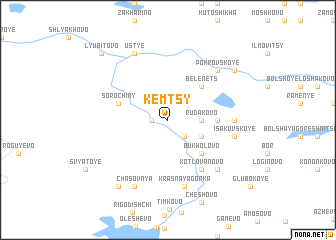 map of Kemtsy