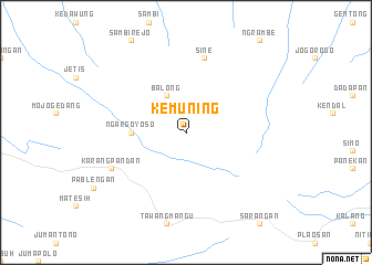 map of Kemuning