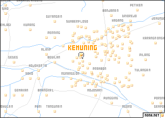 map of Kemuning
