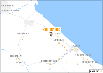 map of Kemuning