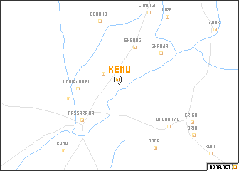 map of Kemu