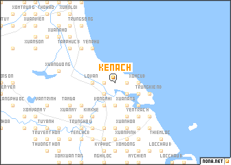 map of Ké Nách