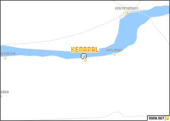 map of Kenaral