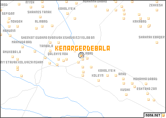 map of Kenār Gerd-e Bālā