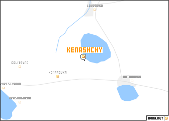 map of Kenashchy