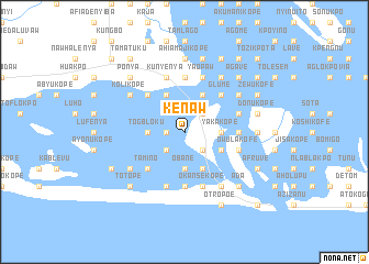 map of Kenaw