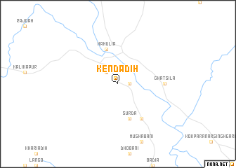 map of Kendādih