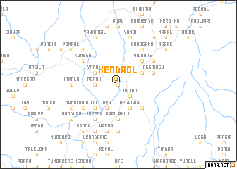 map of Kendagl