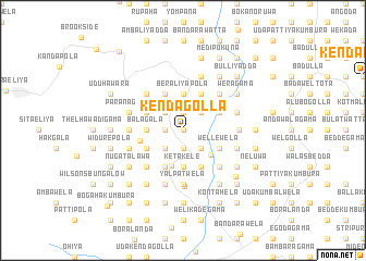 map of Kendagolla