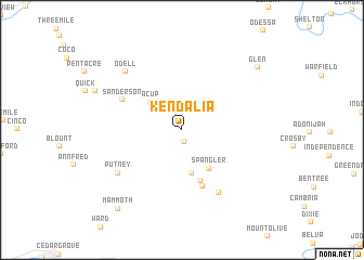 map of Kendalia