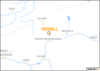 map of Kendall