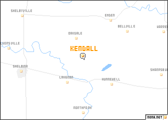 map of Kendall