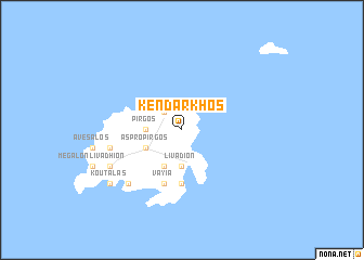 map of Kéndarkhos