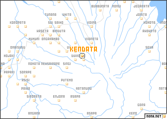 map of Kendata