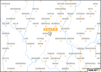 map of Kendea