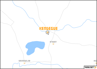 map of Kendégué