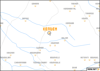 map of Kendem