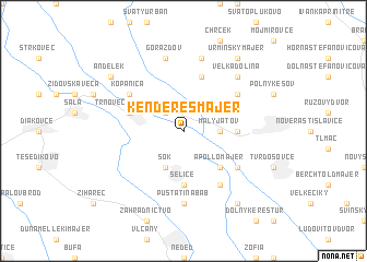 map of Kenderes Majer