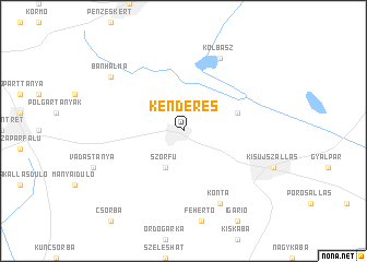 map of Kenderes