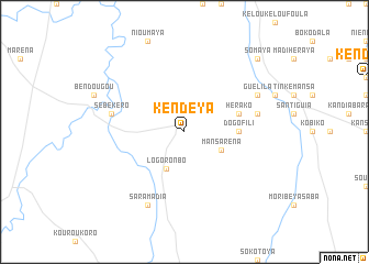 map of Kendeya