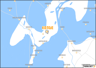 map of Kendé