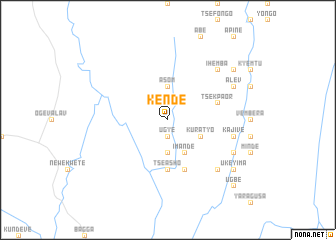 map of Kende