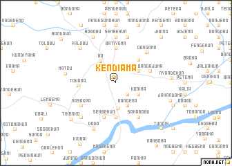 map of Kendiama