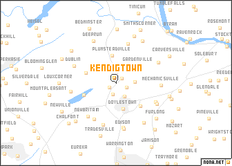 map of Kendigtown