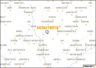 map of Kenditanya