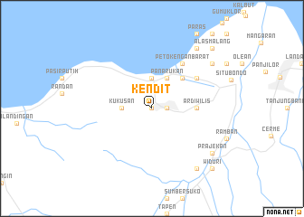 map of Kendit